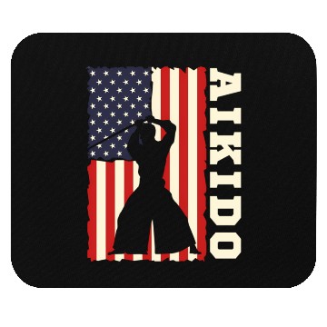 Discover American Flag Aio Japanese Mial Combat Mouse Pads