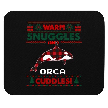 Discover Orca Whale Pajama Ugly Mouse Pads
