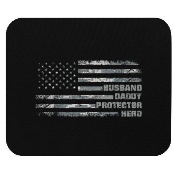 Discover Husband Daddy Protector Hero Fathers Day Camo Mouse Pads