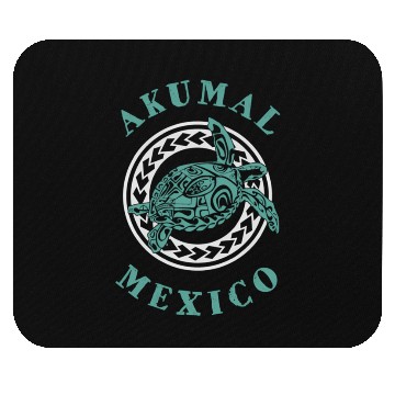 Discover Akumal Meco T Tattoo Sea Turtle Mouse Pads