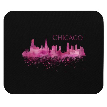 Discover Chicago yline Mouse Pads