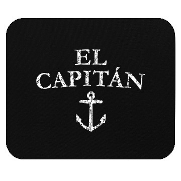 Discover El Capitan Vintage White Back Sailing Boating Mouse Pads