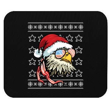Discover Ugly Usa Flag Bald Eagle Mouse Pads