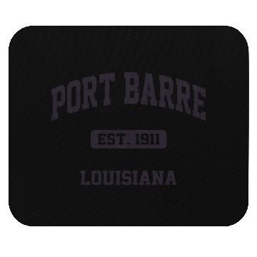 Discover Port Barre Louisiana La State Athletic Style Mouse Pads