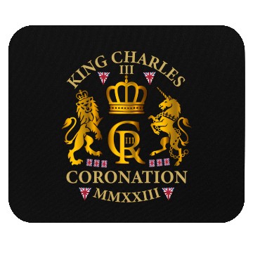 Discover King Charles Iii British Monarch Royal Coronation Mouse Pads