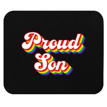 Discover Proud Son Lgbtq Rainbow Mouse Pads