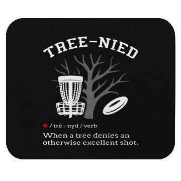 Discover Disc Golf Stupid Tree Tree-Nied Iii Mouse Pads