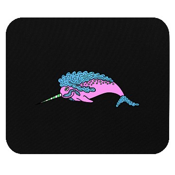 Discover Seapoodle Narwhal Mouse Pads