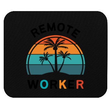 Discover Digital nomad = Remote worker Mouse Pads