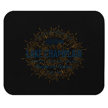 Discover Retro Style Vintage Lake Champlain Mouse Pads