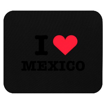 Discover I He Meco White Mouse Pads I Love Meco
