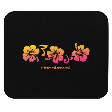 Discover Honokowai Maui Hawaii Hibiscus Souvenir Vacation Mouse Pads