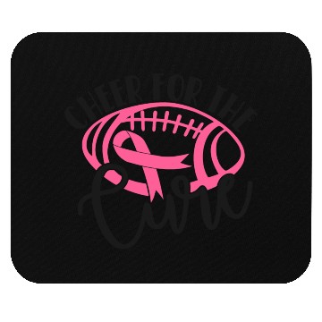 Discover Cheer For The Cure Pink Breast Cancer Awareness Mouse Pads