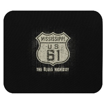 Discover Mississippi Us 61 The Blues Highway Mouse Pads