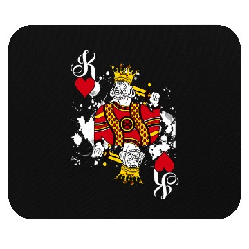 Discover King Of He Playing Cards Halloween Poker Mouse Pads