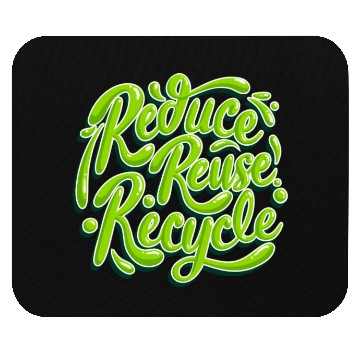Discover Green Recycle Reuse Renew Rethink Eh Mouse Pads