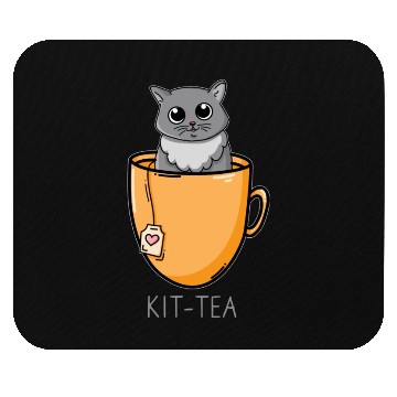 Discover Kit Tea Cat Kitten Lover Mouse Pads