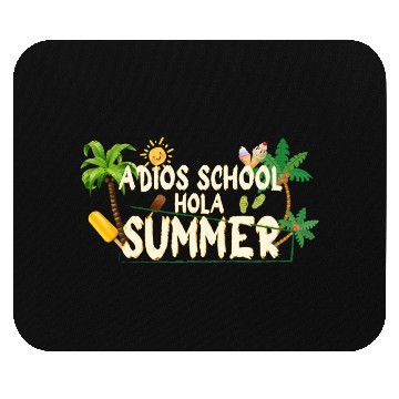 Discover adios school hola summer Mouse Pads