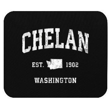 Discover Chelan Washington Wa Vintage Athletic Mouse Pads