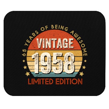 Discover Vintage 1958 Mouse Pads Wo 65Th 65 Year Old