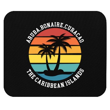 Discover Arubabonairecuracao The Caribbean Islands Mouse Pads