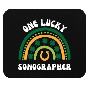 Discover Sonographer Ultrasound Techian St Patrick'S Day Mouse Pads