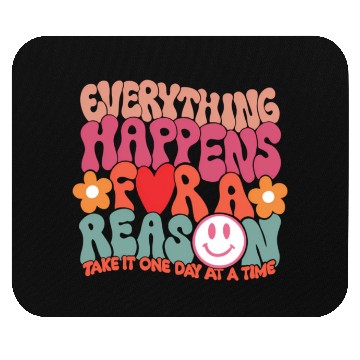 Discover Everything Happen For A Reason Aesthetic Mouse Pads