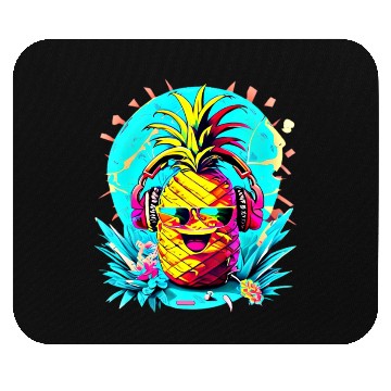 Discover Pineapple Party Vibes Mouse Pads