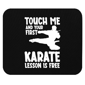 Discover Karate Lesson Karateka Mial Teacher Mouse Pads
