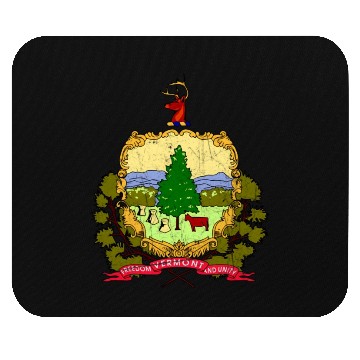 Discover Vermont Flag State Vintage Mouse Pads