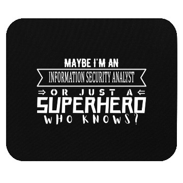 Discover Working Profession Information Security Analyst Mouse Pads