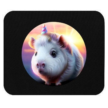 Discover Guinea pig unicorn Mouse Pads