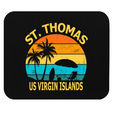 Discover Travel St Thomas Us Virgin Islands Vacation Souven Mouse Pads