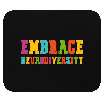 Discover Adhd Autism Asd Embrace Neurodiversity Mouse Pads