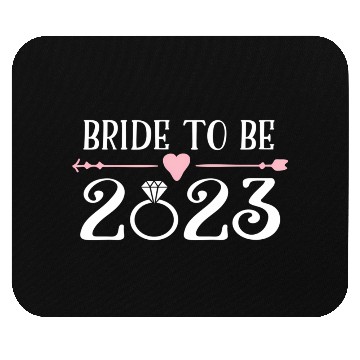 Discover Bride To Be 2023 Engagement Ring Future Bride Mouse Pads