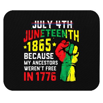 Discover July 4Th Juneteenth 1865 African Melanin Black Pro Mouse Pads