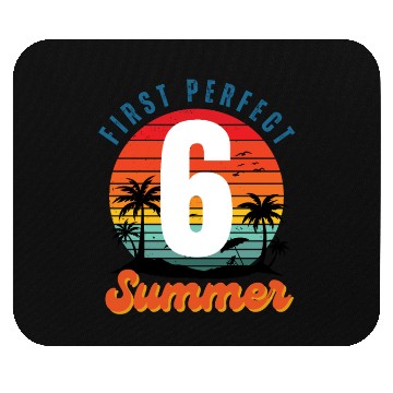 Discover First perfect number summer light version Mouse Pads