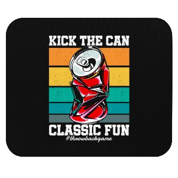 Discover Kick the Can Classic Fun Street Game 90s Kid Mouse Pads