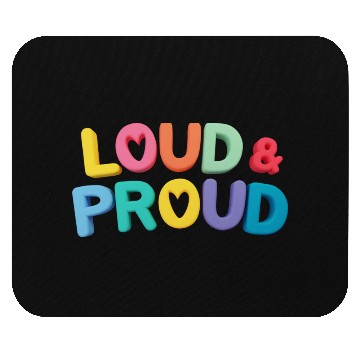 Discover Pride loud & proud Mouse Pads