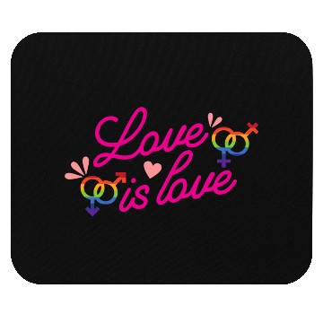 Discover Love is Love Mouse Pads