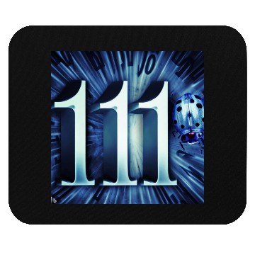 Discover Aqua Charm: Lucky 1111 Ladybug Mouse Pads