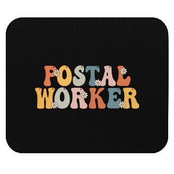 Discover Postal Worker Delivery Service Post Office Mail Mouse Pads