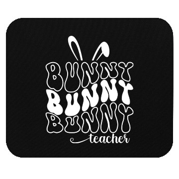 Discover Cute Teacher Bunny Teacher Easter Mouse Pads