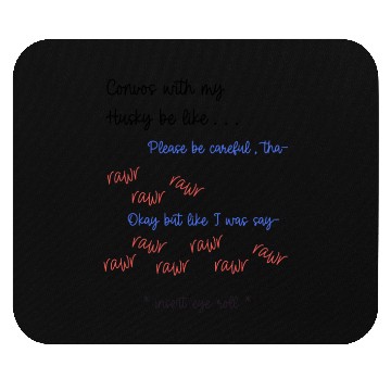 Discover Husky Convo Mouse Pads
