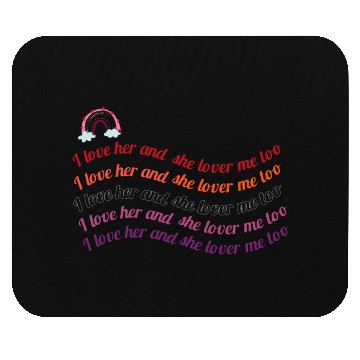 Discover Love is love Mouse Pads