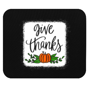 Discover Give Thanks Pumpkin Harvest Fall Autumn Mouse Pads