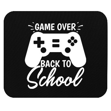 Discover Game Over Back To School Mouse Pads