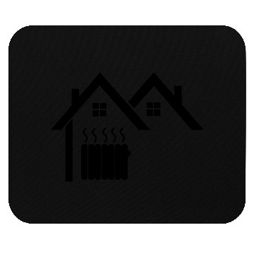 Discover House heating CV central heating logo for installe Mouse Pads