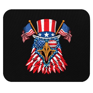 Discover America Eagle USA Patriots American Pride Mouse Pads