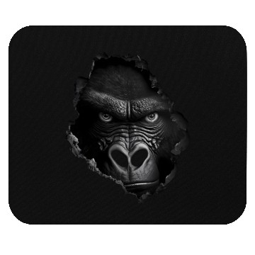 Discover Gorilla Face Wall Animal Print Animal Mouse Pads